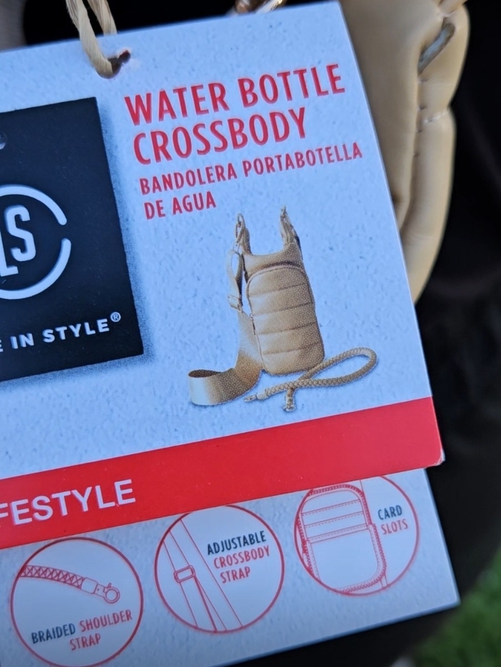 Water Bottle Crossbody Bag